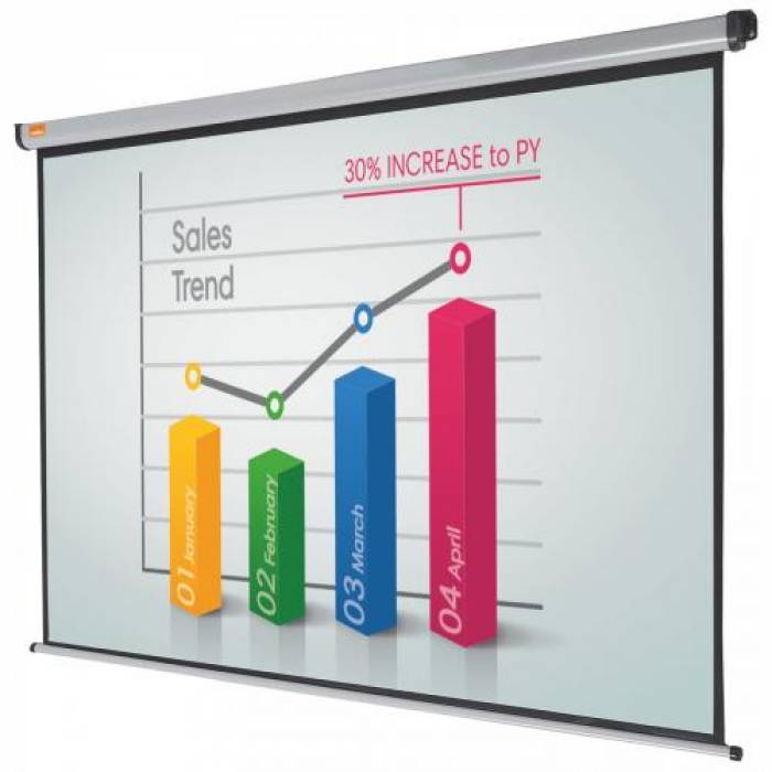 Ecran de proiectie NOBO 1902392, 175x132cm