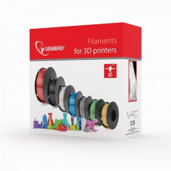 Filament Gembird PLA-plus, 1.75mm, 1kg, Gold Metal