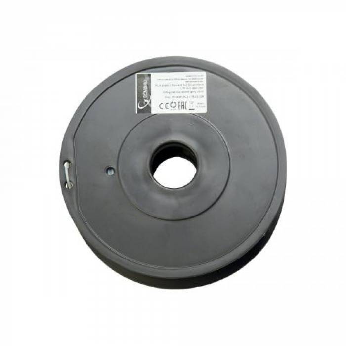 Filament Gembird PLA-plus 3DP-PLA+1.75-02-GR, 1.75mm, 1kg, Grey