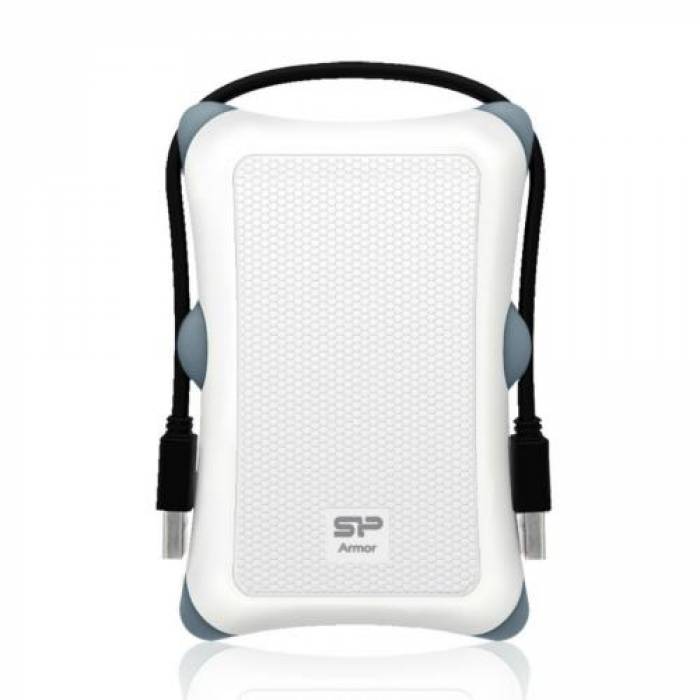 Hard Disk portabil Silicon Power Armor A30 1TB, USB 3.1, 2.5inch, White