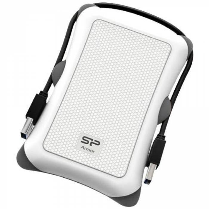 Hard Disk portabil Silicon Power Armor A30 1TB, USB 3.1, 2.5inch, White