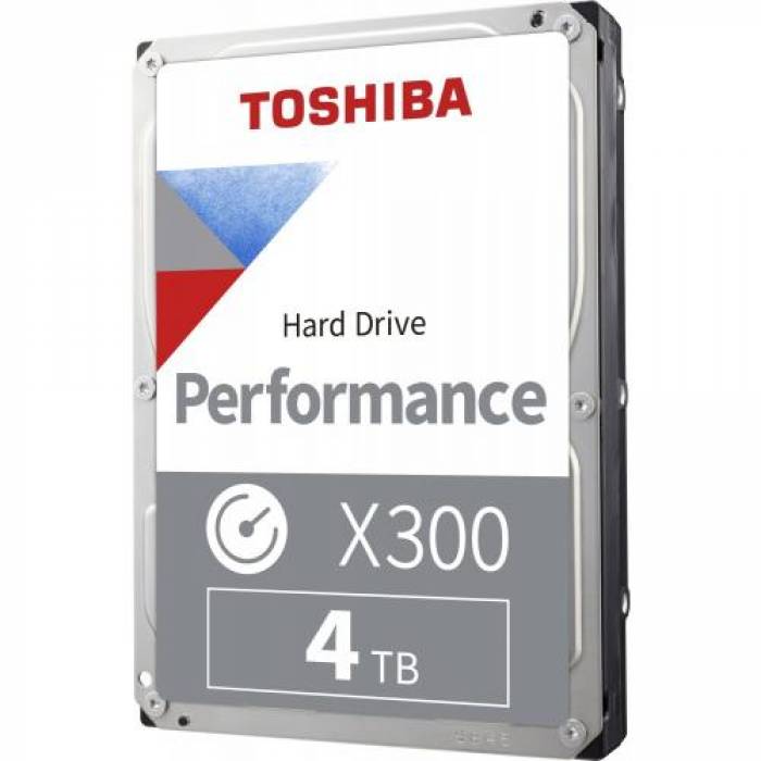 Hard Disk Toshiba X300 Performance Series 4TB, SATA, 256MB, 3.5inch, Bulk