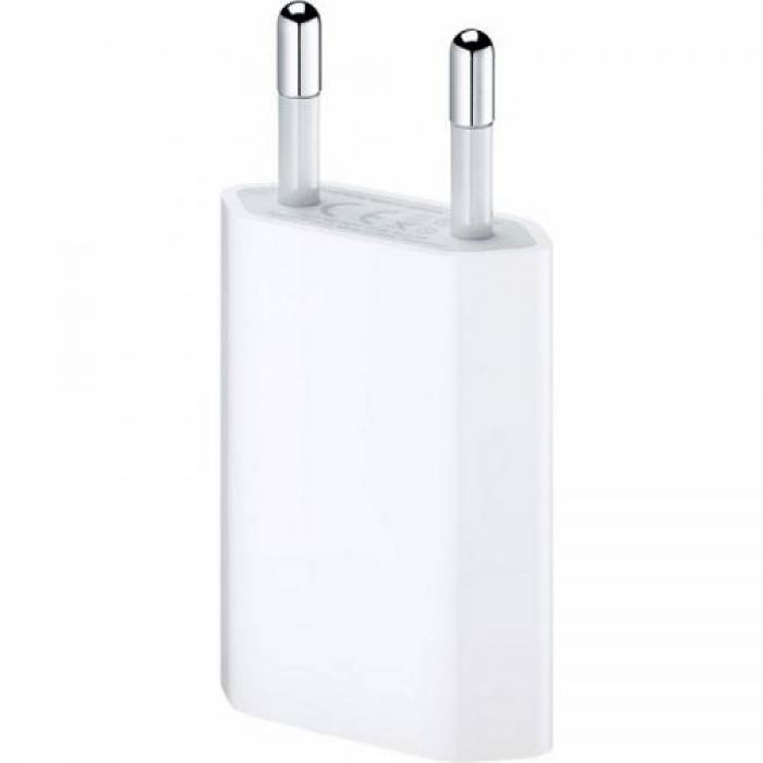 Incarcator retea Apple, 1x USB, 1A, White