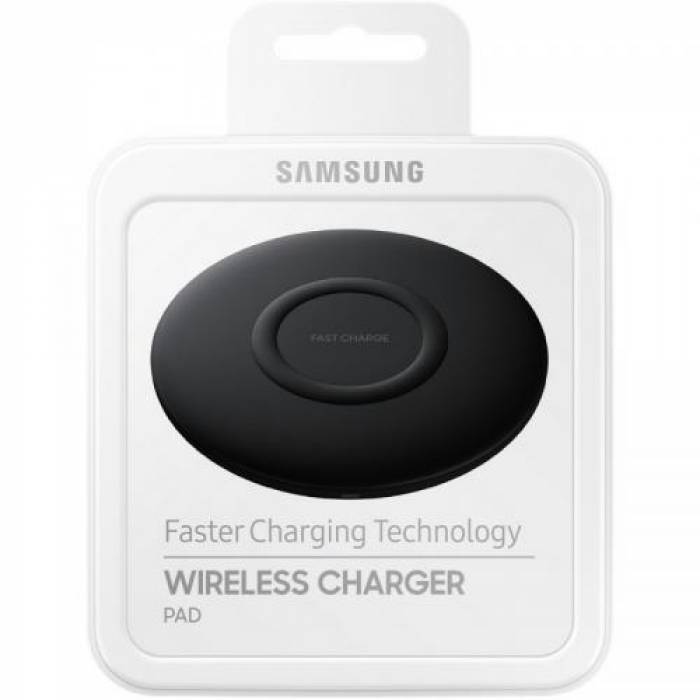 Incarcator Wireless QI Samsung EP-P1100BBEGWW, 2A, Black