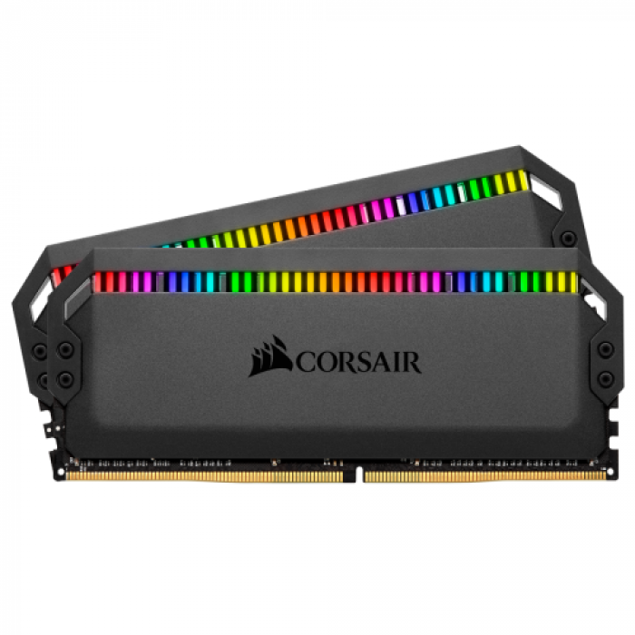 Kit memorie Corsair Dominator Platinum RGB 16GB, DDR4-4266Mhz, CL19, Dual Channel