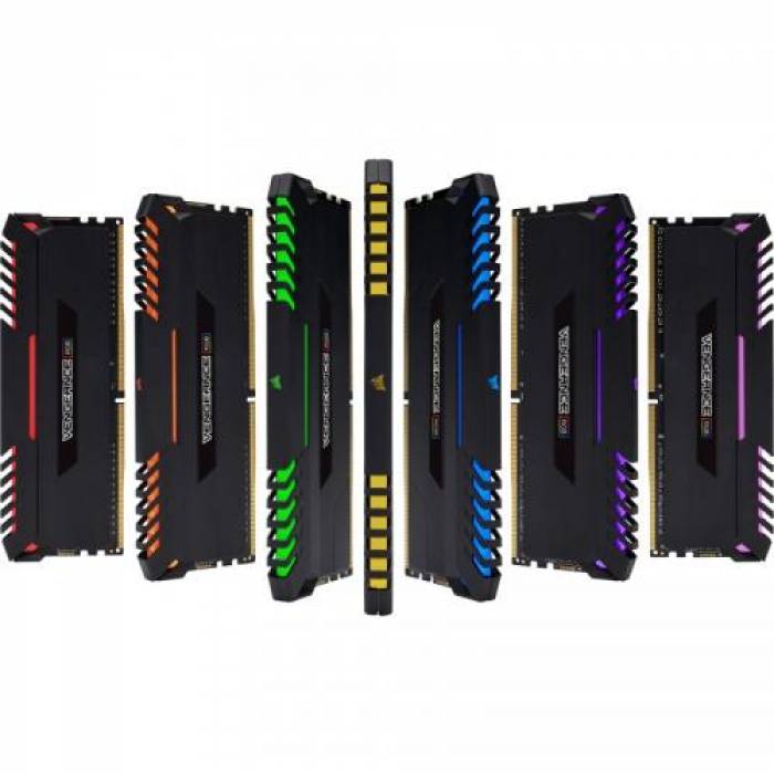 Kit Memorie Corsair Vengeance RGB LED 32GB, DDR4-3200MHz, CL16