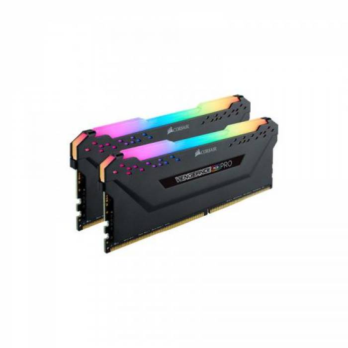 Kit Memorie Corsair Vengeance RGB PRO 16GB, DDR4-2666MHz, CL16, Dual Channel