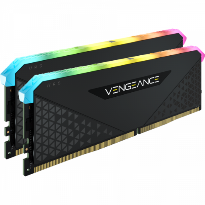 Kit Memorie Corsair Vengeance RGB RS, 64GB, DDR4-3200MHz, CL16, Dual Channel