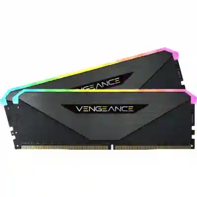 Kit Memorie Corsair Vengeance RGB RT 32GB, DDR4-3600MHz, CL18, Dual Channel