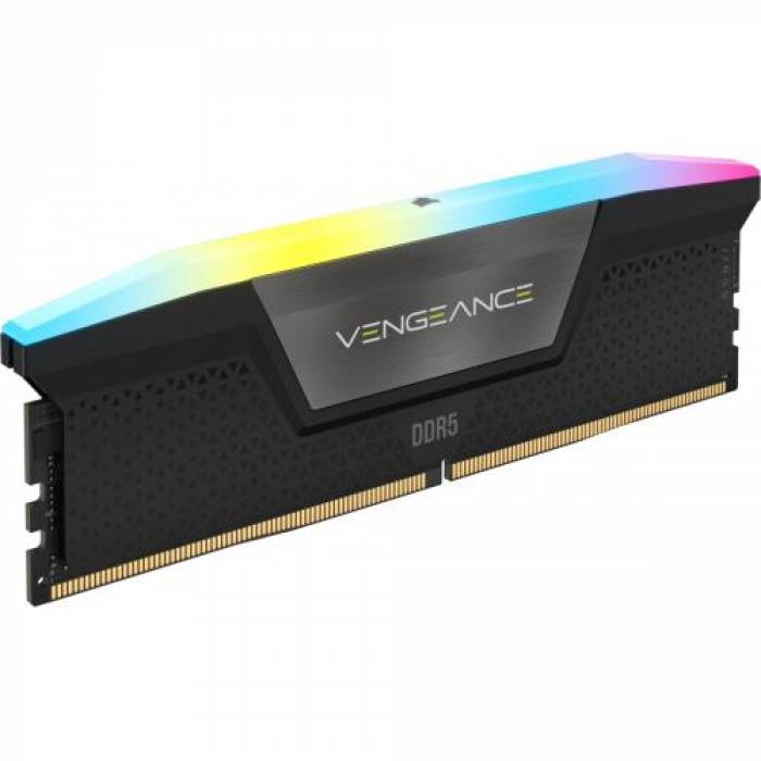 Kit Memorie Corsair Vengeance RGB XMP 3.0 64GB, DDR5-5600MHz, CL36, Dual Channel