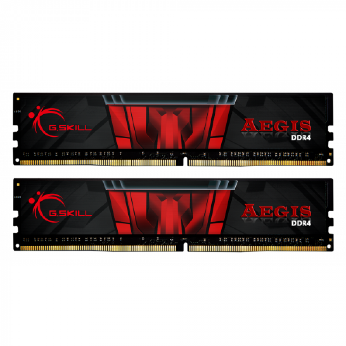 Kit Memorie G.Skill AEGIS 16GB, DDR4-2400MHz, CL15, Dual Channel