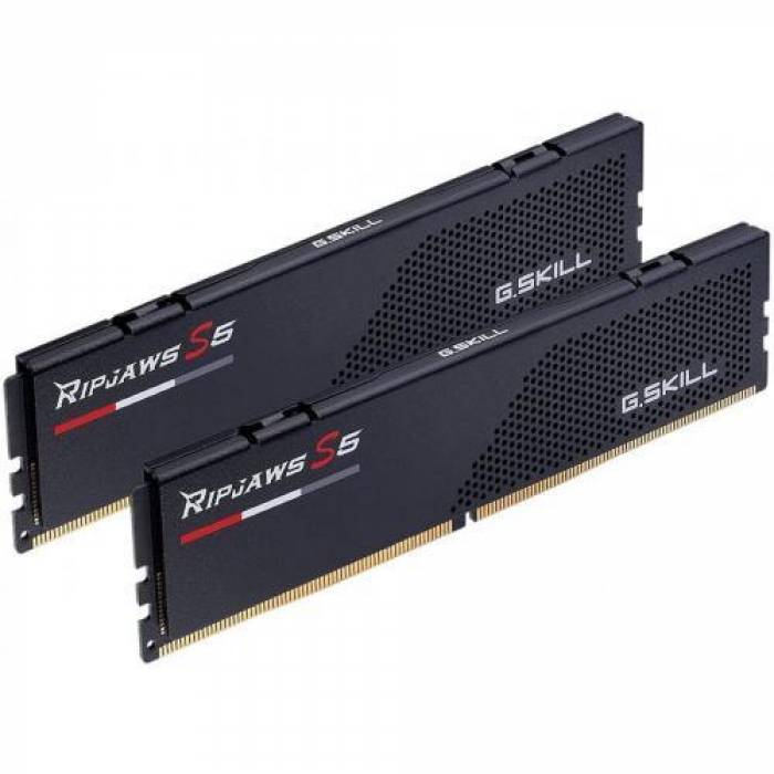 Kit Memorie G.Skill Ripjaws S5 XMP 3.0 64GB, DDR5-6000Mhz, CL30, Dual Channel