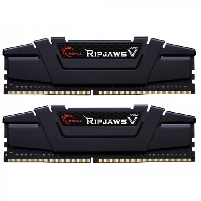 Kit Memorie G.Skill RipjawsV, 64GB, DDR4-3200MHz, CL16, Dual Channel