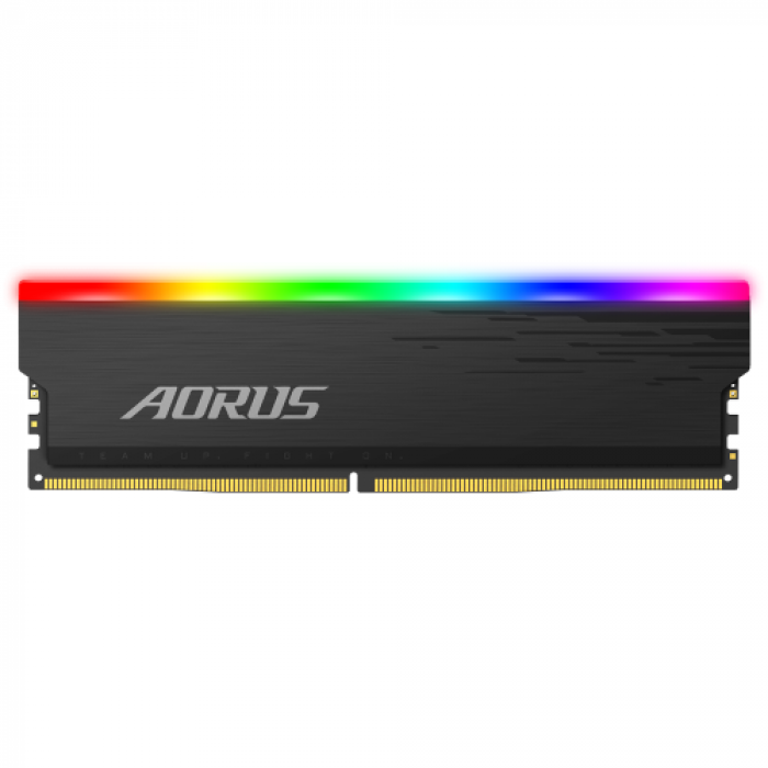 Kit Memorie Gigabyte AORUS RGB 16GB, DDR4-3733MHz, CL18, Dual Channel