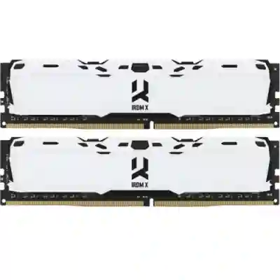 Kit Memorie GOODRAM IRDM X White 16GB, DDR4-3200MHz, CL16