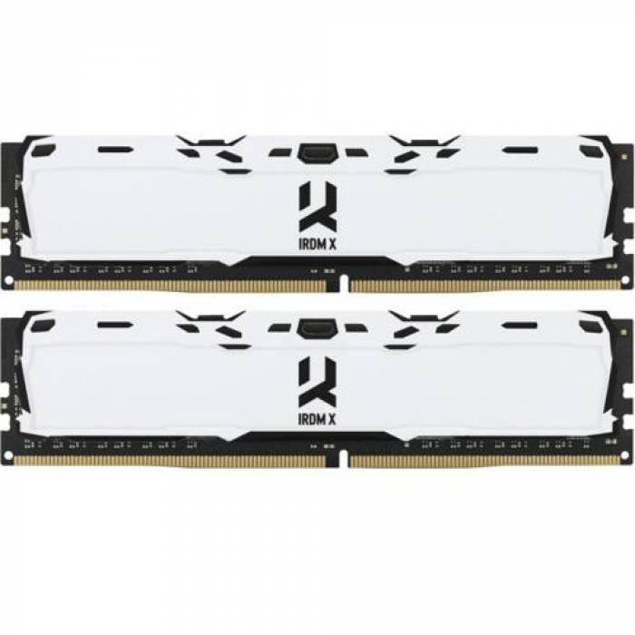 Kit Memorie GOODRAM IRDM X White 16GB, DDR4-3200MHz, CL16