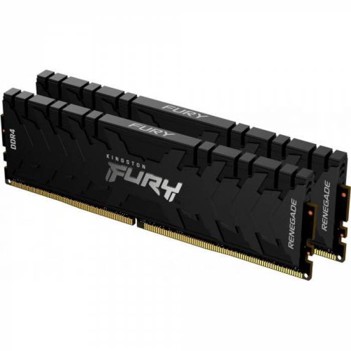 Kit Memorie Kingston Fury Renegade Black 16GB, DDR4-3600Mhz, CL16, Dual Channel