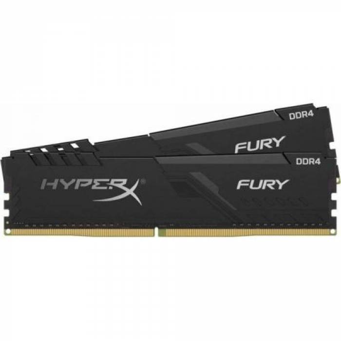 Kit Memorie Kingston HyperX FURY Black, 16GB, DDR4-3200MHz, CL16, Dual Channel