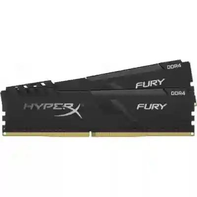 Kit Memorie Kingston HyperX FURY Black, 32GB, DDR4-3200MHz, CL16, Dual Channel