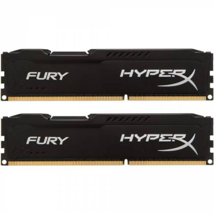 Kit Memorie Kingston HyperX Fury Black Series 16GB DDR3-1600Mhz, CL10