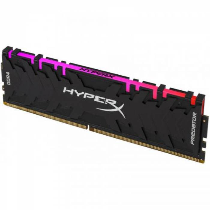 Kit Memorie kingston HyperX Predator RGB, 16GB, DDR4-3200MHz, CL16, Dual Channel