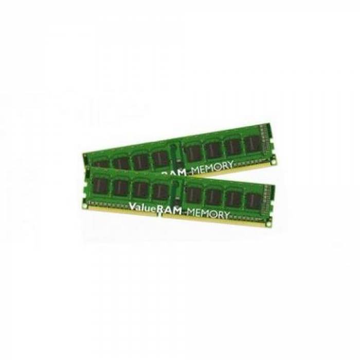 Kit memorie Kingston ValueRAM, 16GB, DDR3-1333MHz, CL9, Dual Channel