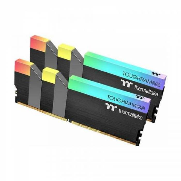 Kit Memorie Thermaltake ToughRAM RGB, 16GB, DDR4-4400MHz, CL19, Dual Channel