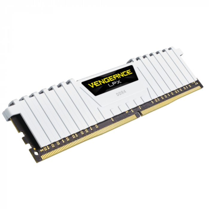 Kit memorie Vengeance LPX White 16GB, DDR4-2666MHz, CL16