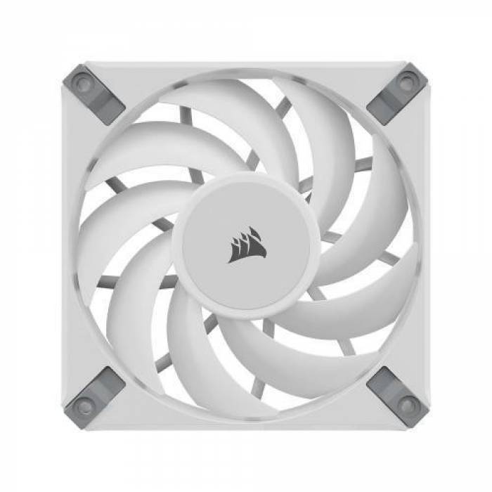 Kit Ventilatoare Corsair iCUE AF140 RGB ELITE White, RGB LED, 140mm, 2 bucati