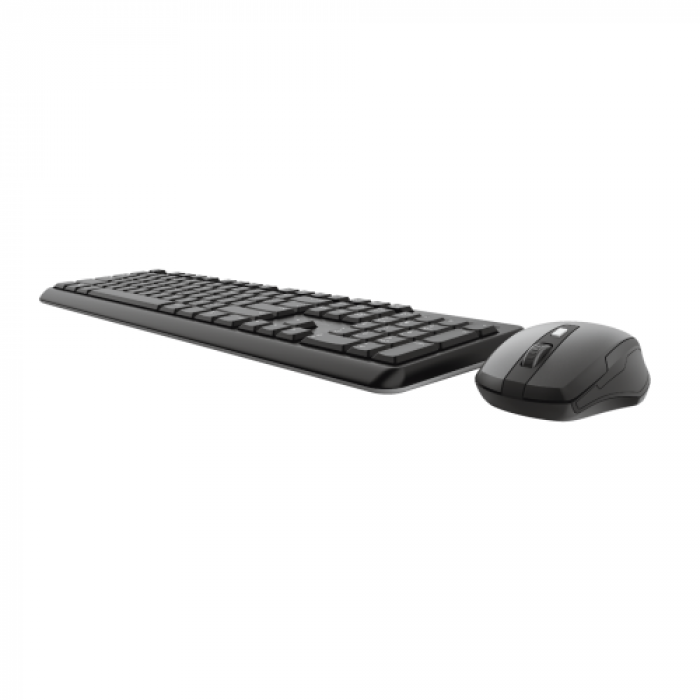 Kit Wireless Trust ODY - Tastatura, USB, Black + Mouse Optic, USB, Black