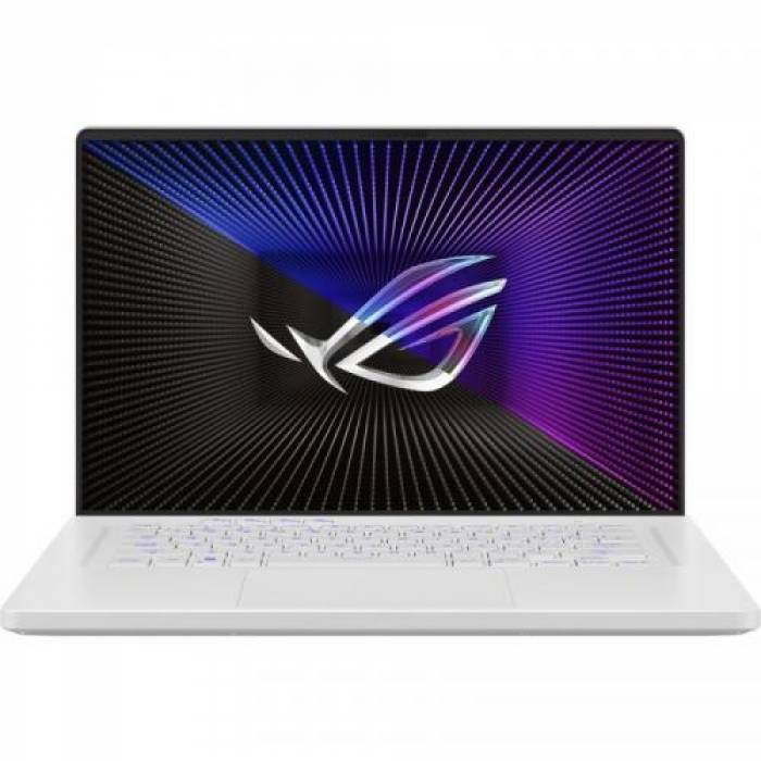 Laptop ASUS ROG Zephyrus G16 (2023) GU603VV-N4040W, Intel Core i9-13900H, 16inch, RAM 32GB, SSD 1TB, nVidia GeForce RTX 4060 8GB, Windows 11, Moonlight White