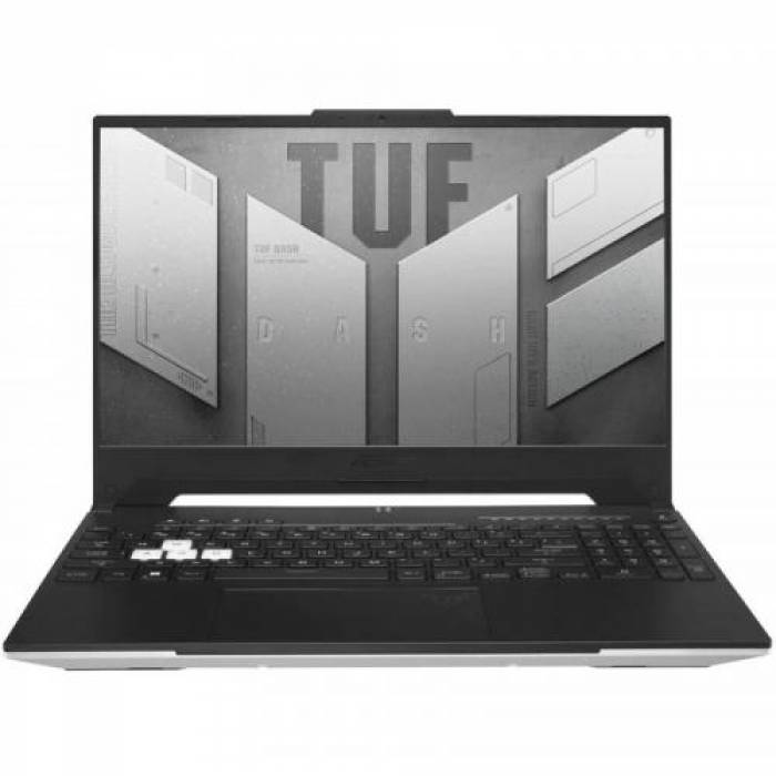 Laptop ASUS TUF Dash F15 FX517ZR-HF024, Intel Core i7-12650H, 15.6inch, RAM 16GB, SSD 1TB, nVidia GeForce RTX 3070 8GB, No OS, Moonlight White