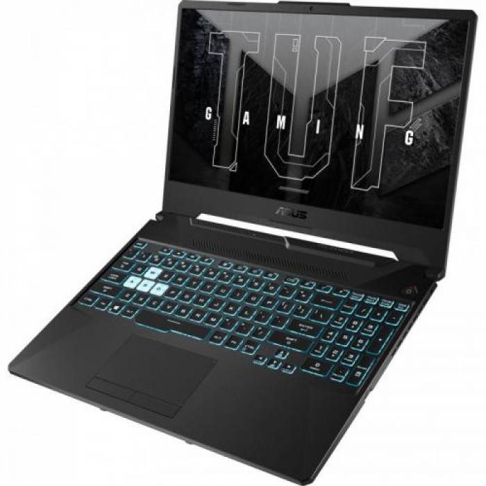 Laptop ASUS TUF Gaming A15 FA506IEB-HN042, AMD Ryzen 7 4800H, 15.6inch, RAM 8GB, SSD 512GB, nVidia GeForce RTX 3050 Ti 4GB, No OS, Graphite Black