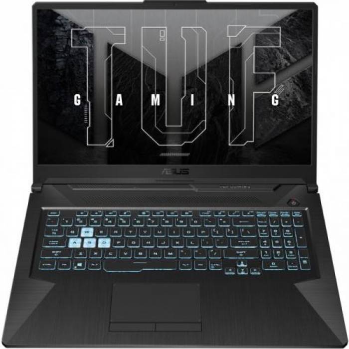 Laptop ASUS TUF Gaming A17 FA706ICB-HX063, AMD Ryzen 7 4800H, 17.3inch, RAM 8GB, SSD 512GB, nVidia GeForce RTX 3050 4GB, No OS, Graphite Black