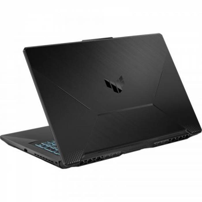 Laptop ASUS TUF Gaming A17 FA706ICB-HX063, AMD Ryzen 7 4800H, 17.3inch, RAM 8GB, SSD 512GB, nVidia GeForce RTX 3050 4GB, No OS, Graphite Black