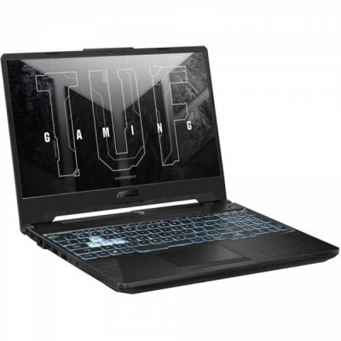 Laptop ASUS TUF Gaming F15 FX506HF-HN017, Intel Core i5-11400H, 15.6inch, RAM 16GB, SSD 512GB,  nVidia GeForce RTX 2050 4GB, No OS, Graphite Black