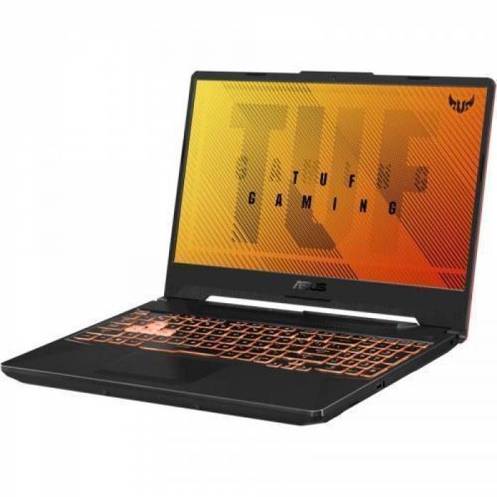 Laptop ASUS TUF Gaming F15 FX506LH-HN178, Intel Core i7-10870H, 15.6inch, RAM 8GB, SSD 1TB, nVidia GeForce GTX 1650 4GB, No OS, Bonfire Black