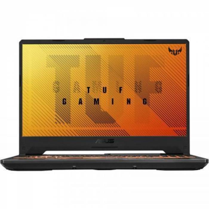 Laptop ASUS TUF Gaming F15 FX506LHB-HN323, Intel Core i5-10300H, 15.6inch, RAM 8GB, SSD 512GB, nVidia GeForce GTX 1650 4GB, No OS, Bonfire Black