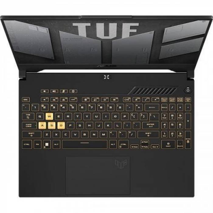 Laptop ASUS TUF Gaming F15 FX507ZR-HQ034, Intel Core i7-12700H, 15.6inch, RAM 16GB, SSD 1TB, nVidia GeForce RTX 3070 8GB, No OS, Mecha Gray