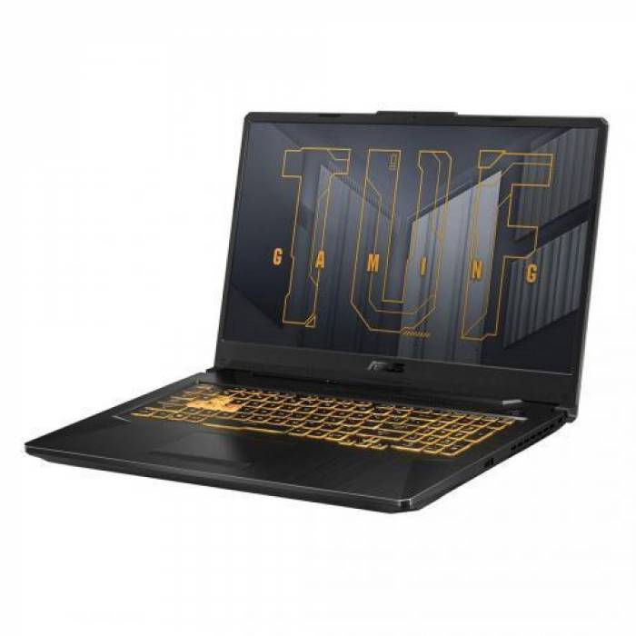 Laptop ASUS TUF Gaming F17 FX706HE-HX035, Intel Core i7-11800H, 17.3inch, RAM 8GB, SSD 1TB, nVidia GeForce RTX 3050 Ti 4GB, No OS, Eclipse Gray