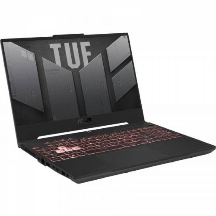 Laptop ASUS TUF Gaming FA507RF-HN029, AMD Ryzen 7 6800H, 15.6inch, RAM 16GB, SSD 512GB, nVidia GeForce RTX 2050 4GB, No OS, Jaeger Gray