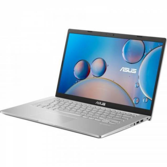 Laptop ASUS VivoBook 14 X415MA-EK593, Intel Celeron N4020, 14inch, RAM 4GB, SSD 256GB, Intel UHD Graphics 600, No OS, Transparent Silver