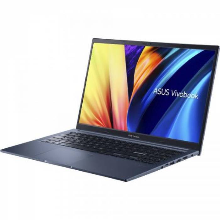 Laptop Asus VivoBook M1502IA-BQ087, AMD Ryzen 7 4800H, 15.6inch Touch, RAM 8GB, SSD 512GB, AMD Radeon Graphics, No OS, Quiet Blue