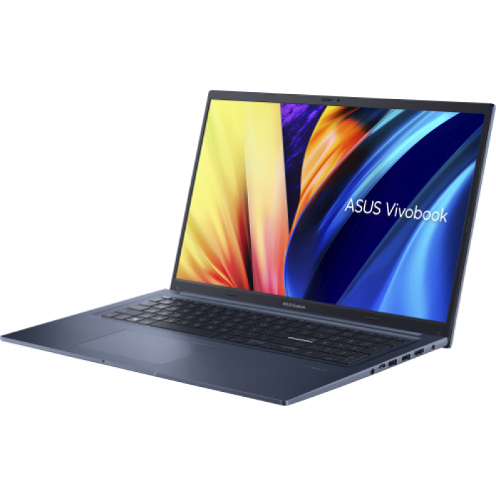 Laptop ASUS VivoBook M1702QA-AU007W, AMD Ryzen 5 5600H, 17.3inch, RAM 8GB, SSD 512GB, AMD Radeon Graphics, Windows 11, Quiet Blue