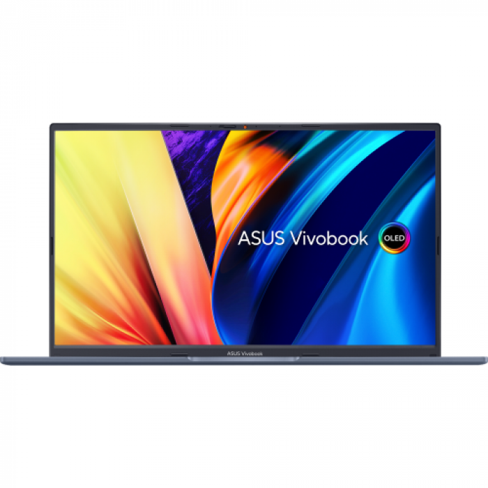 Laptop ASUS Vivobook OLED M1503IA-L1007W, AMD Ryzen 5 4600H, 15.6inch, RAM 8GB, SSD 512GB, AMD Radeon Graphics, Windows 11, Quiet Blue