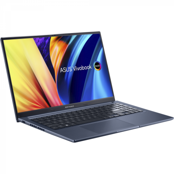 Laptop ASUS Vivobook OLED M1503IA-L1007W, AMD Ryzen 5 4600H, 15.6inch, RAM 8GB, SSD 512GB, AMD Radeon Graphics, Windows 11, Quiet Blue