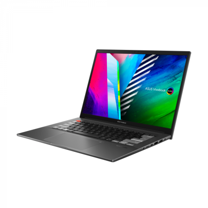 Laptop ASUS Vivobook Pro N7400PC-KM060, Intel Core i5-11300H, 14inch, RAM 16GB, SSD 512GB + 32 GB Intel Optane, nVidia GeForce RTX 3050 4GB, No OS, Comet Grey