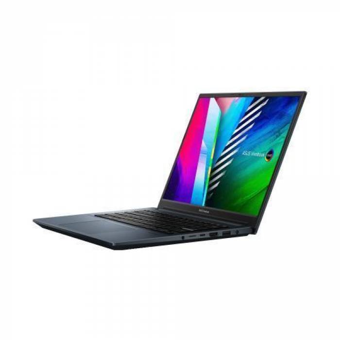 Laptop ASUS VivoBook Pro OLED K3400PA-KM013X, Intel Core i5-11300H, 14inch, RAM 8GB, SSD 512GB, Intel Iris Xe Graphics, Windows 11 Pro, Quiet Blue