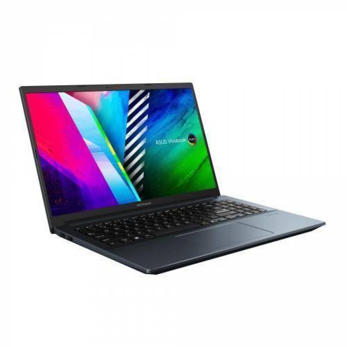 Laptop ASUS Vivobook Pro OLED M3500QC-L1220, AMD Ryzen 9 5900HX, 15.6inch, RAM 16GB, SSD 1TB, nVidia Geforce RTX 3050 4GB, No OS, Quiet Blue