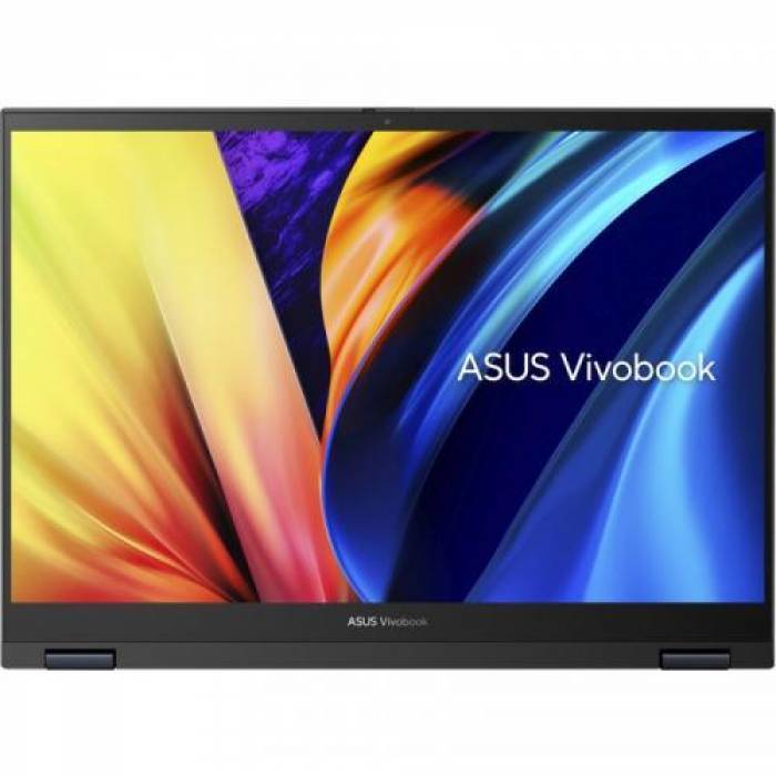 Laptop ASUS VivoBook S 14 Flip TN3402QA-LZ022W, 14inch Touch, AMD Ryzen 5 5600H, RAM 8GB, SSD 512GB, AMD Radeon Graphics, Windows 11, Quiet Blue